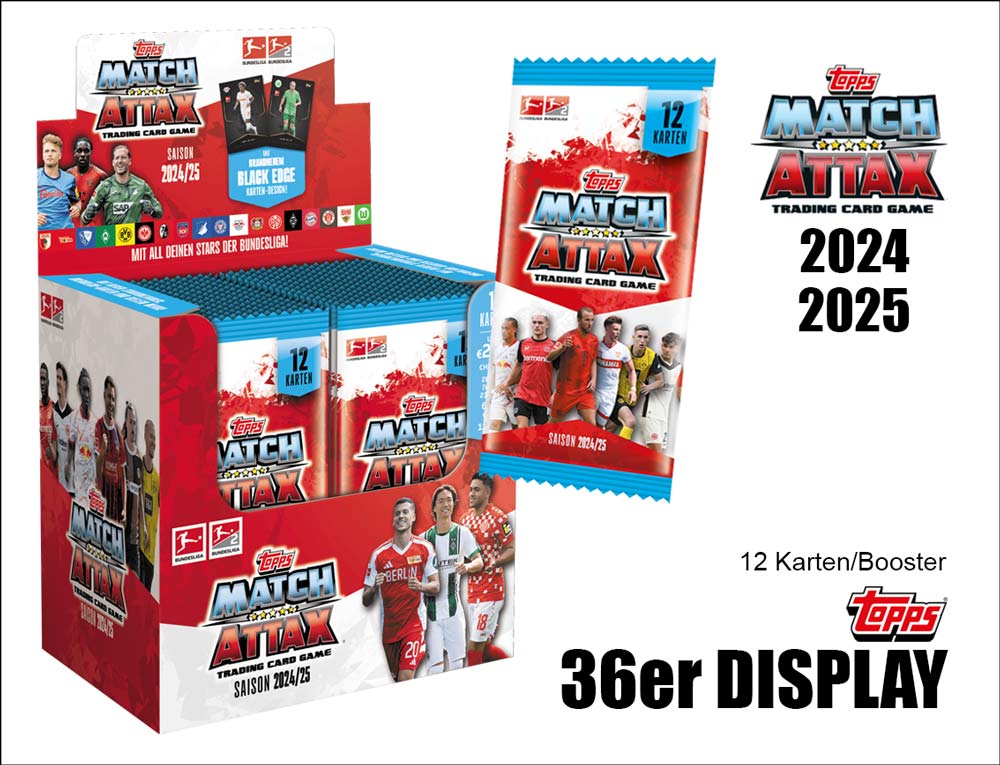 Topps Match Attax Bundesliga 2024/2025 – 36er DISPLAY