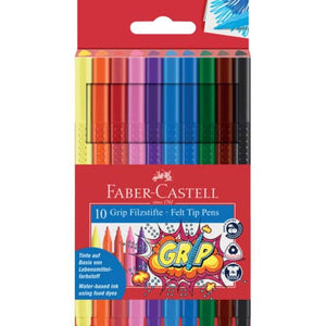 Filzstifte Grip Colour Marker 10er Set Faber-Castell