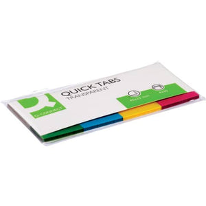 Haftmarker 4x40 Blatt 25x45mm, transparent