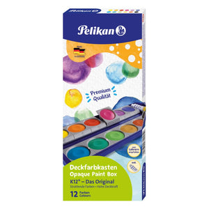 Farbkasten blau (12 Farben mit Deckweiss) PELIKAN