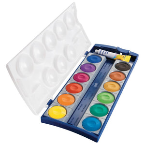 Farbkasten blau (12 Farben mit Deckweiss) PELIKAN