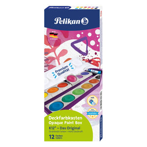 Farbkasten violett (12Farben mit Deckweiss) PELIKAN