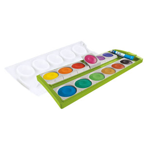 Farbkasten grün (12 Farben mit Deckweiss) PELIKAN