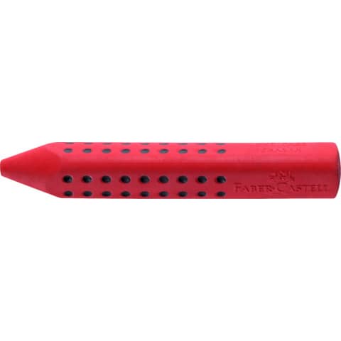 Dreikantenradierer Grip Rot oder Blau Faber-Castell