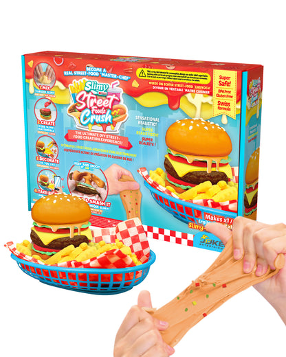 Slimy DIY Street Food Crush Burger