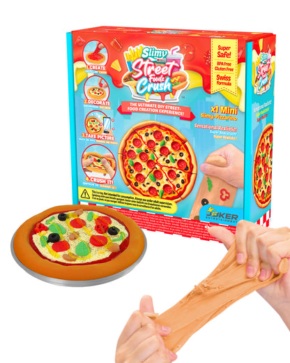 Slimy DIY Street Food Crush Mini Pizza