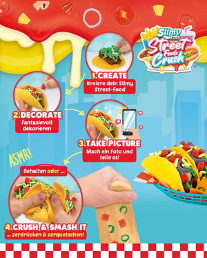 Slimy DIY Street Food Crush Mini Tacos
