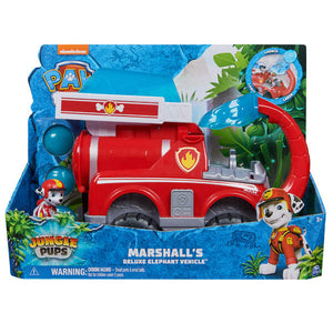 PAW PATROL Jungle Pups Marshall Deluxe Fahrzeug Feuerwehr