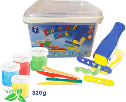 Kindersoftknete inklusive Presse und Zubehör