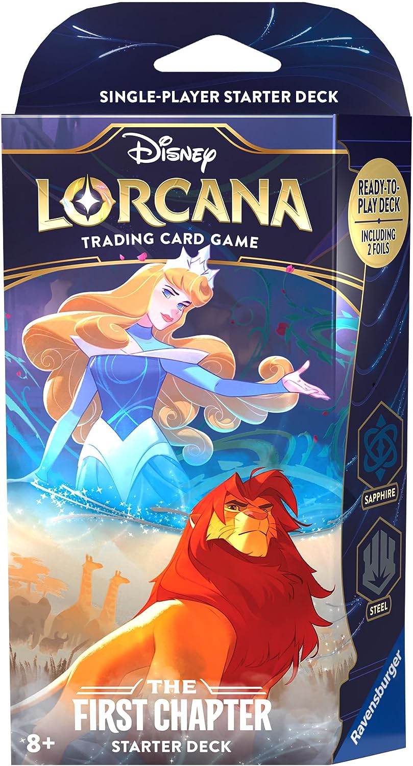 Disney Lorcana First Chapter Starter Deck Sapphire or Emerald (ENG)