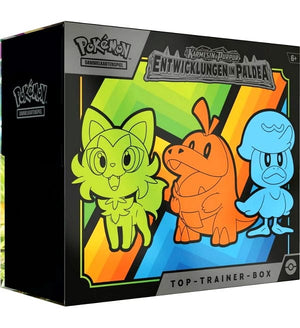 Pokémon Enwicklungen in Paldea Top-Trainer-Box (DE)