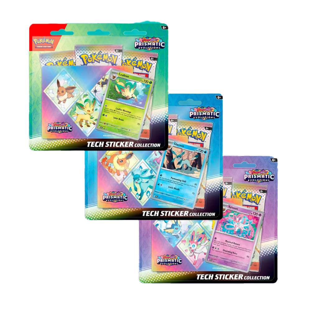 Pokémon Prismatische Entwicklungen Tech-Sticker-Kollektion (Deutsch)