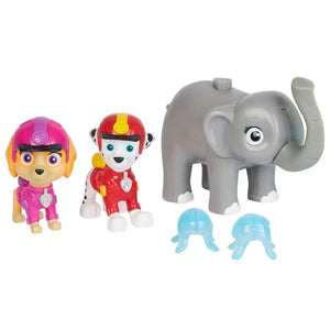 PAW PATROL Jungle Pups Hero Skye und Marshall mit Elefant