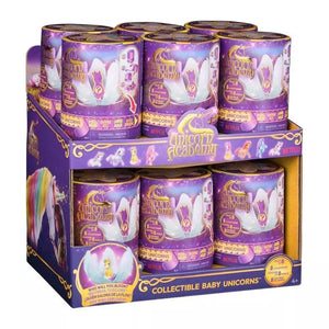 Unicorn Academy Baby Einhorn mit Blüte und Sammelbogen