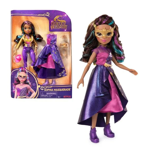 Unicorn Academy Fashion Doll / Puppe Sophia Maskenball