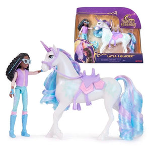Unicorn Academy Small Doll mit Einhorn Lyla & Glacier