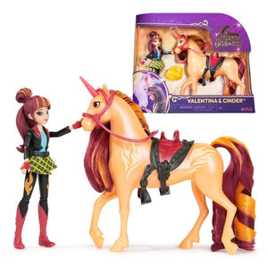 Unicorn Academy Small Doll mit Einhorn Valentina & Cinder