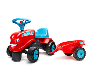 Lauftraktor GO! mit Anhänger