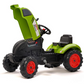 Falk Trettraktor Claas Arion 410 mit Anhänger und aufklappbarer Motorhaube