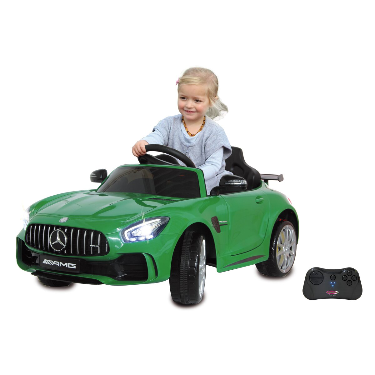 Ride-on Mercedes-AMG GT R grün 2,4GHz 12V - Traptreckerde