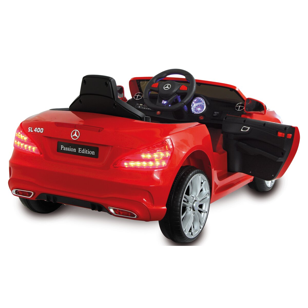 Ride-on Mercedes-Benz SL 400 rot 12V - Traptreckerde