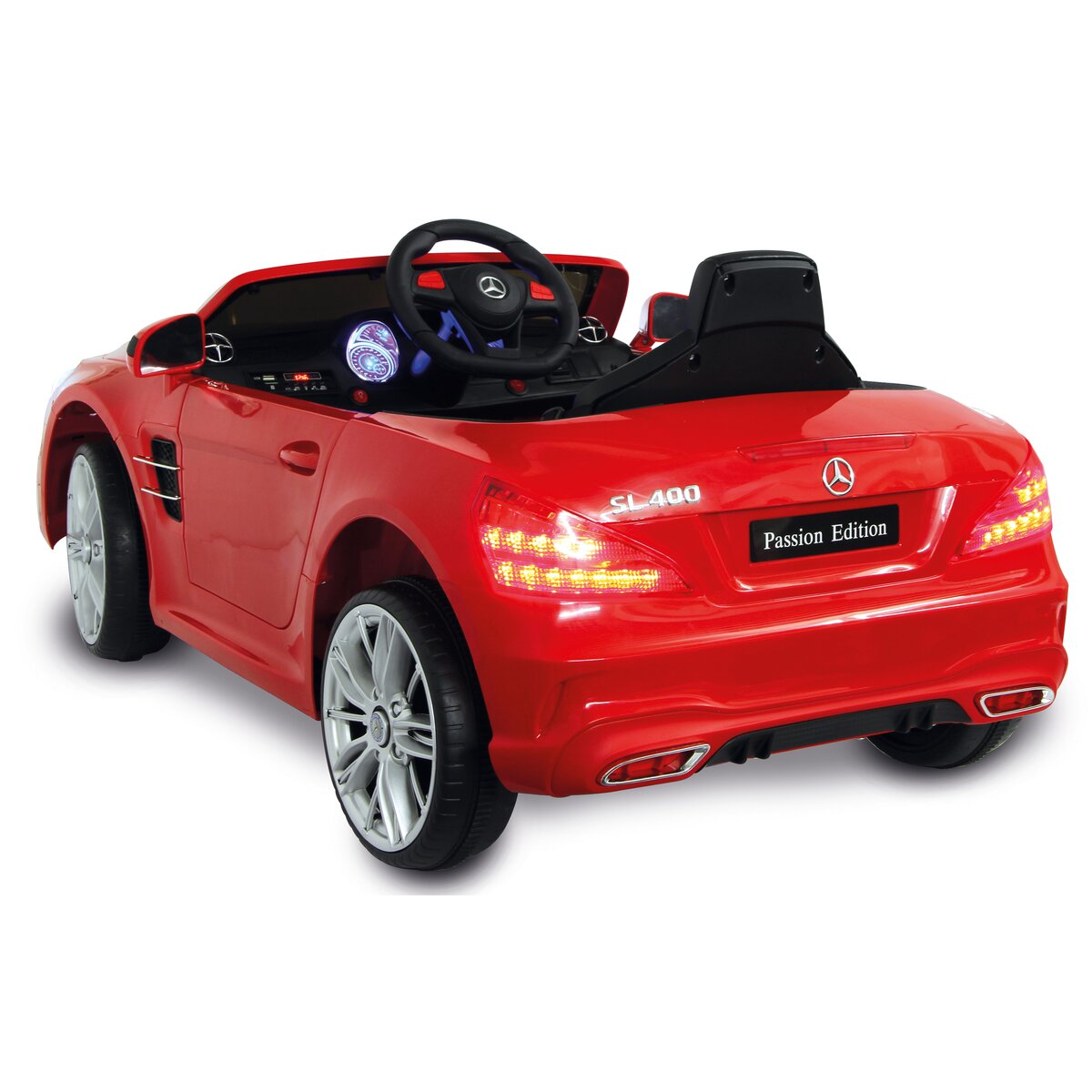 Ride-on Mercedes-Benz SL 400 rot 12V - Traptreckerde