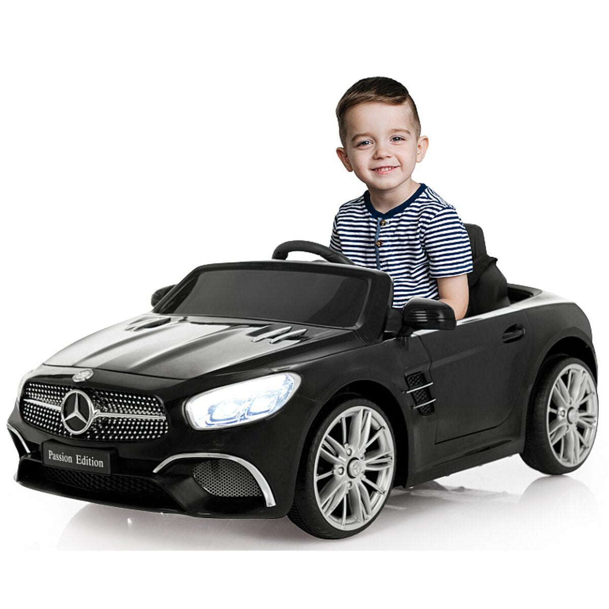 Ride-on Mercedes-Benz SL 400 schwarz 12V - Traptreckerde