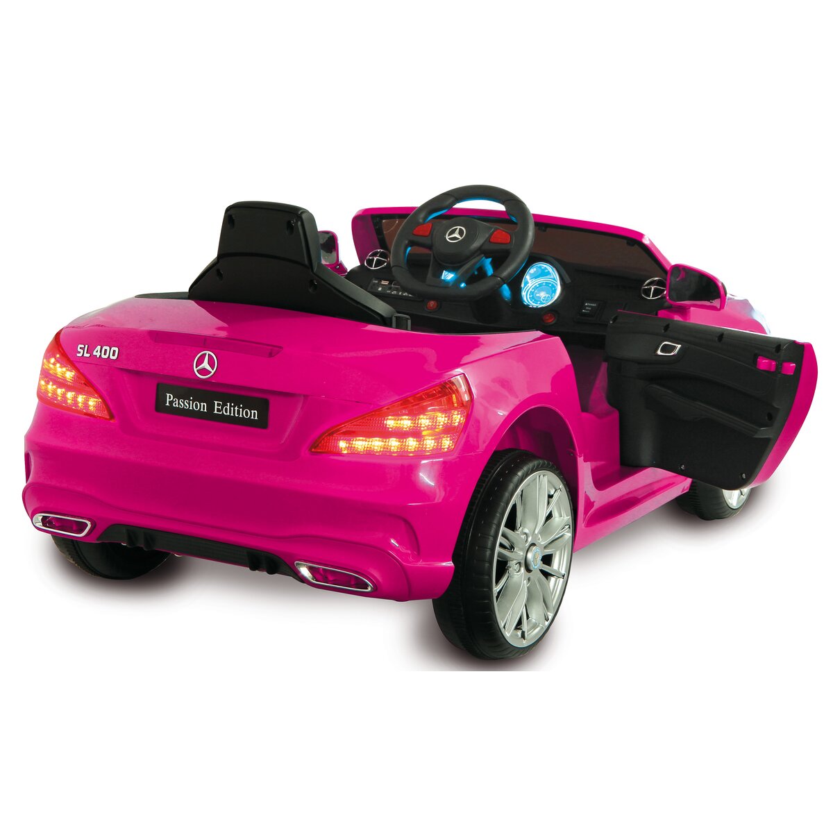 Ride-on Mercedes-Benz SL 400 pink 12V - Traptreckerde