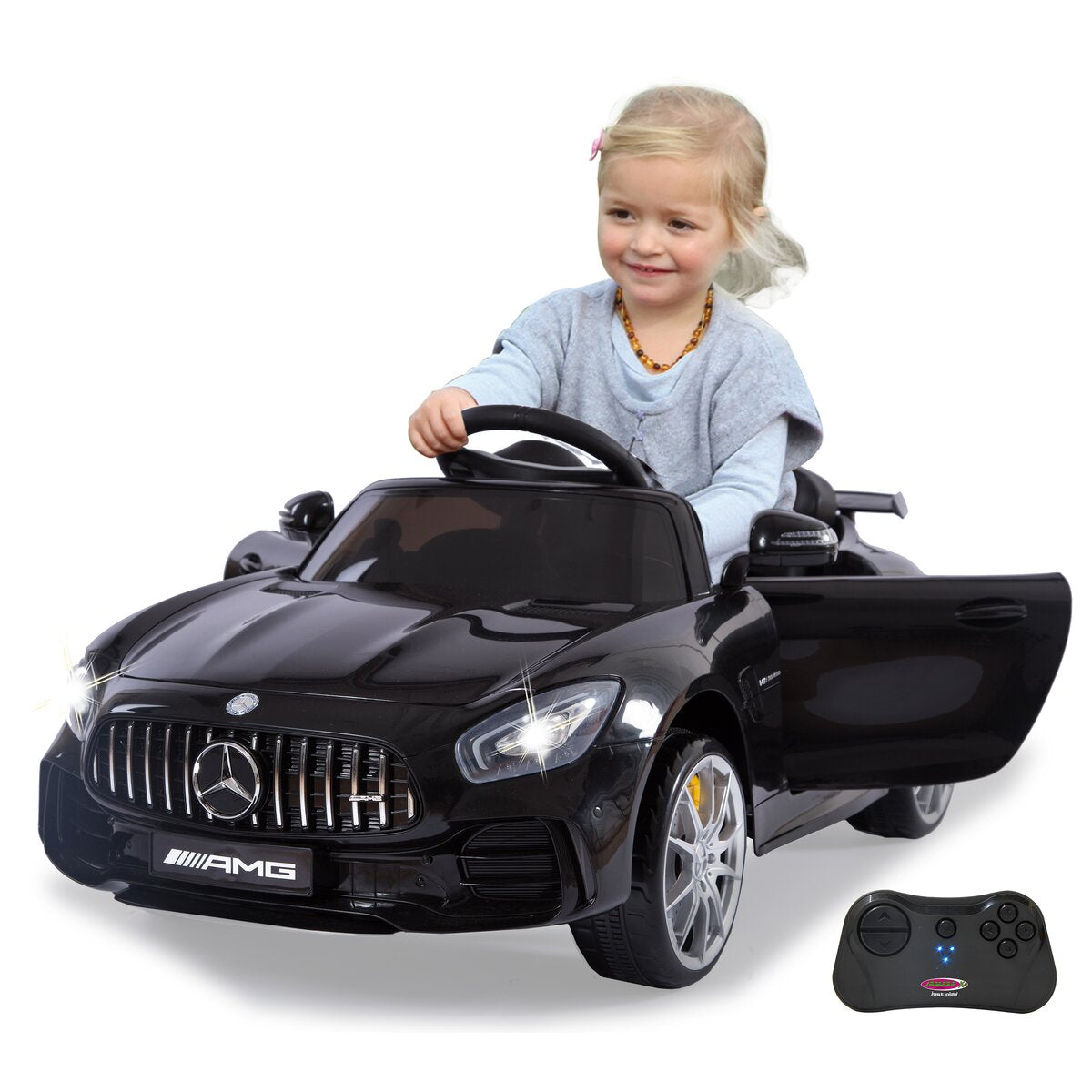 Ride-on Mercedes-AMG GT R schwarz 2,4GHz 12V - Traptreckerde