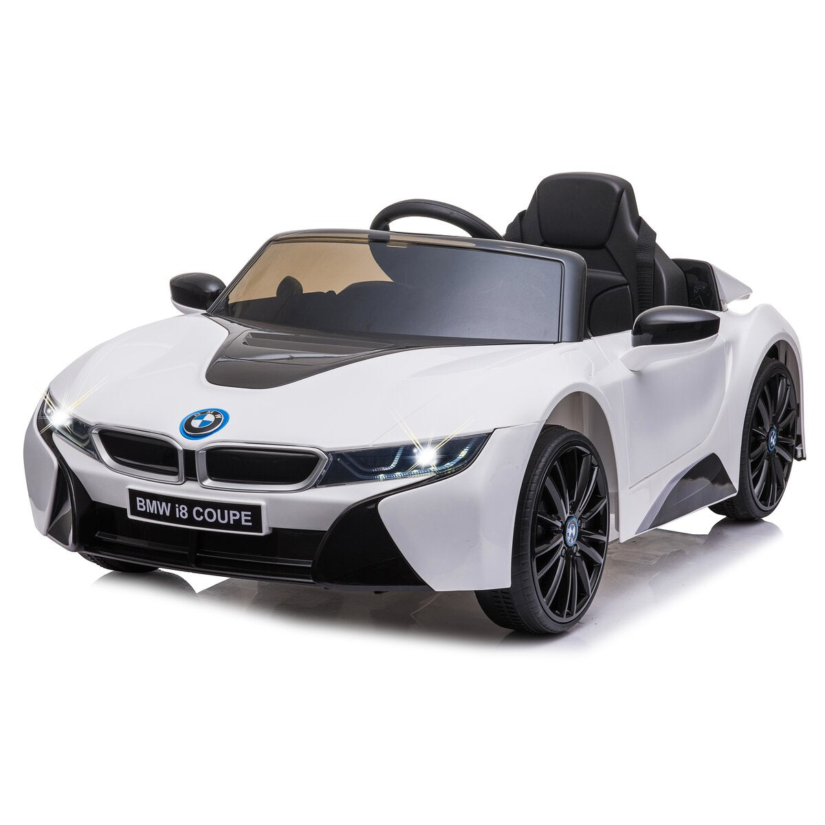 Ride-on BMW I8 Coupe weiß 12V 2,4GHz - Traptreckerde
