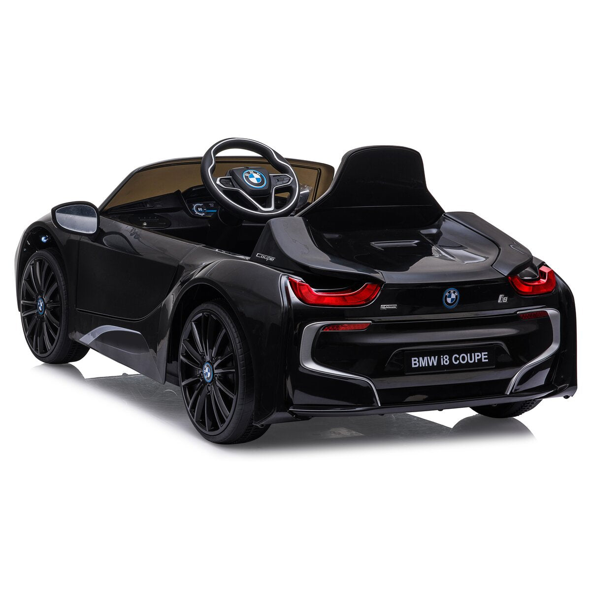 Ride-on BMW I8 Coupe schwarz 12V 2,4GHz - Traptreckerde