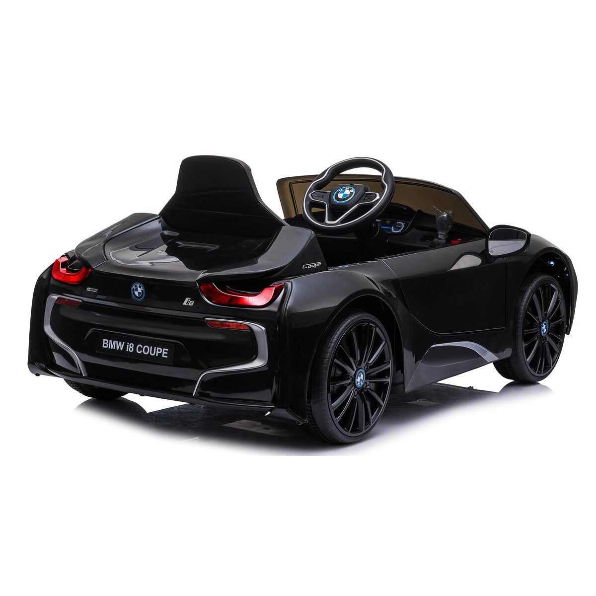 Ride-on BMW I8 Coupe schwarz 12V 2,4GHz - Traptreckerde