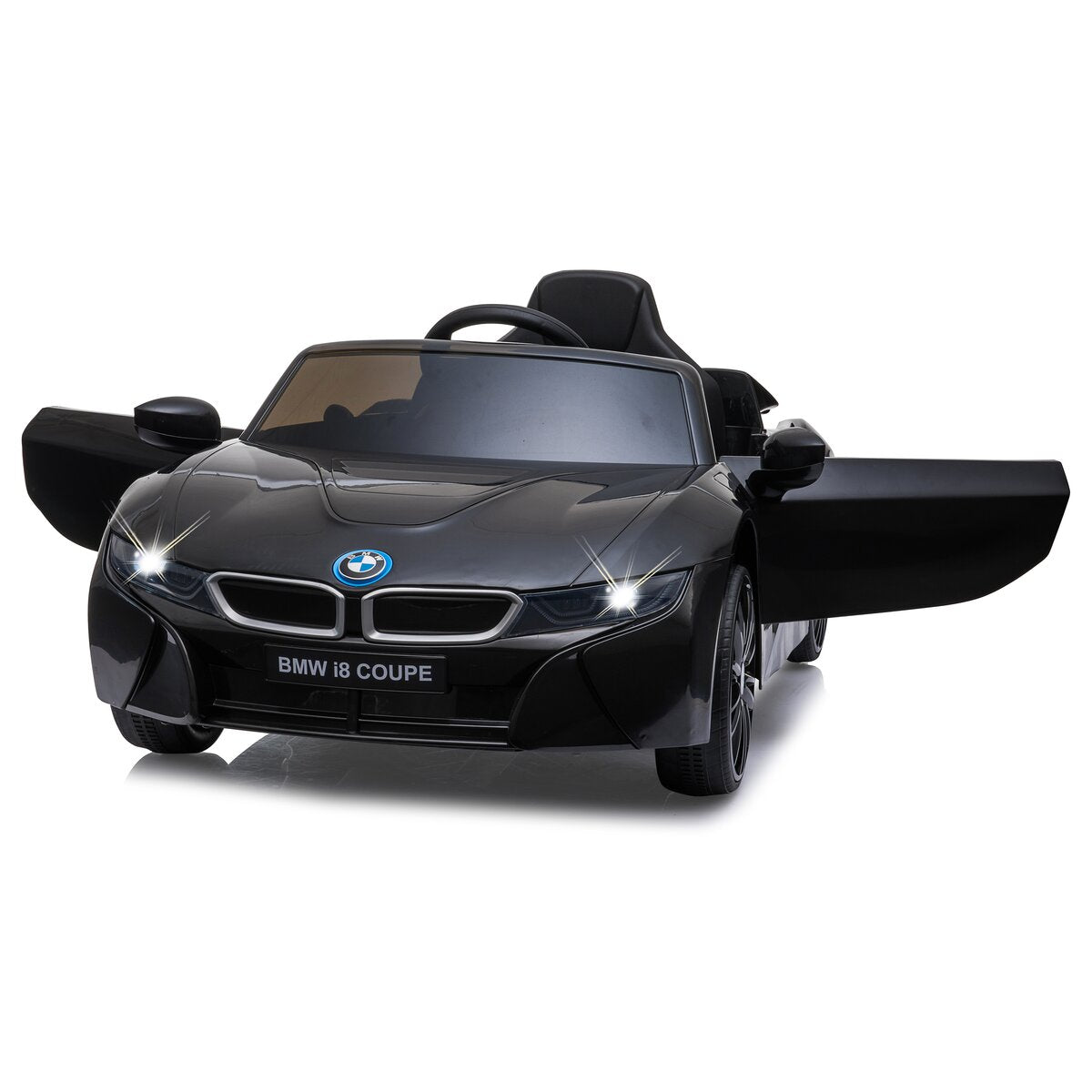 Ride-on BMW I8 Coupe schwarz 12V 2,4GHz - Traptreckerde