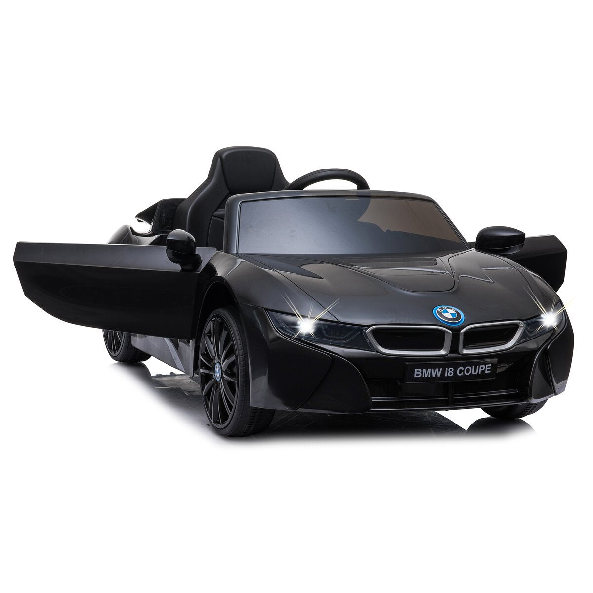 Ride-on BMW I8 Coupe schwarz 12V 2,4GHz - Traptreckerde
