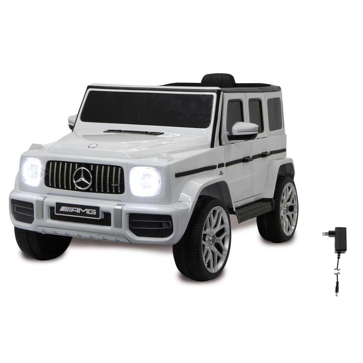 Ride-on Mercedes-AMG G 63 weiß 12V - Traptreckerde