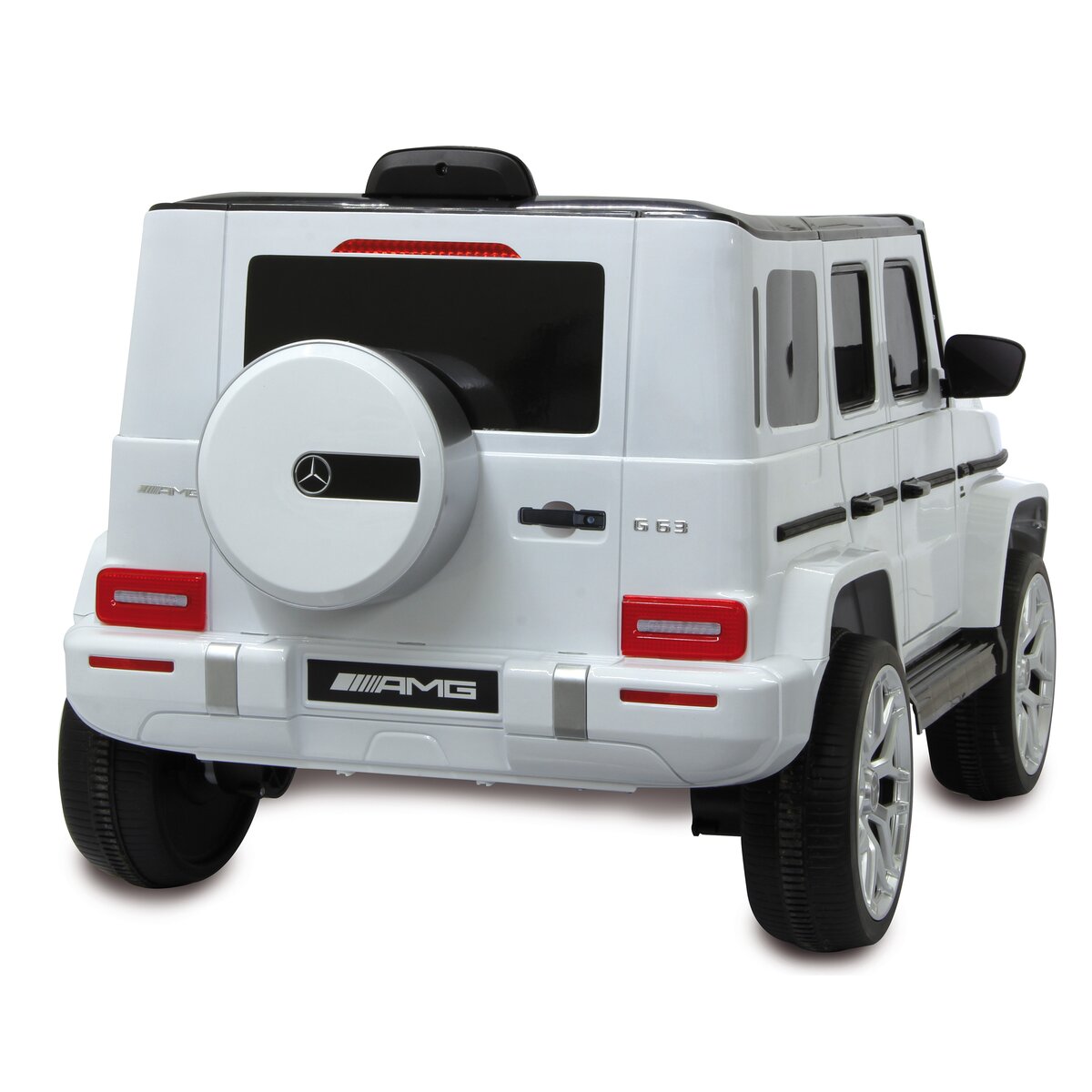 Ride-on Mercedes-AMG G 63 weiß 12V - Traptreckerde
