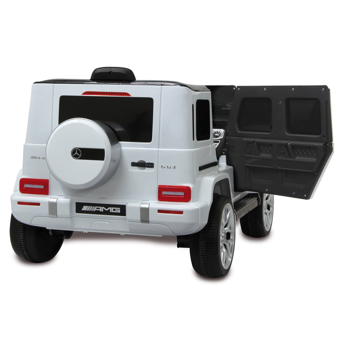Ride-on Mercedes-AMG G 63 weiß 12V - Traptreckerde