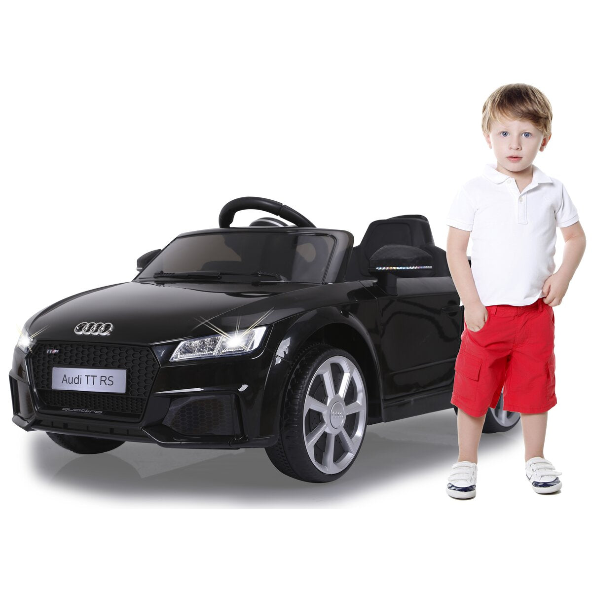 Ride-on Audi TT RS schwarz 12V - Traptreckerde