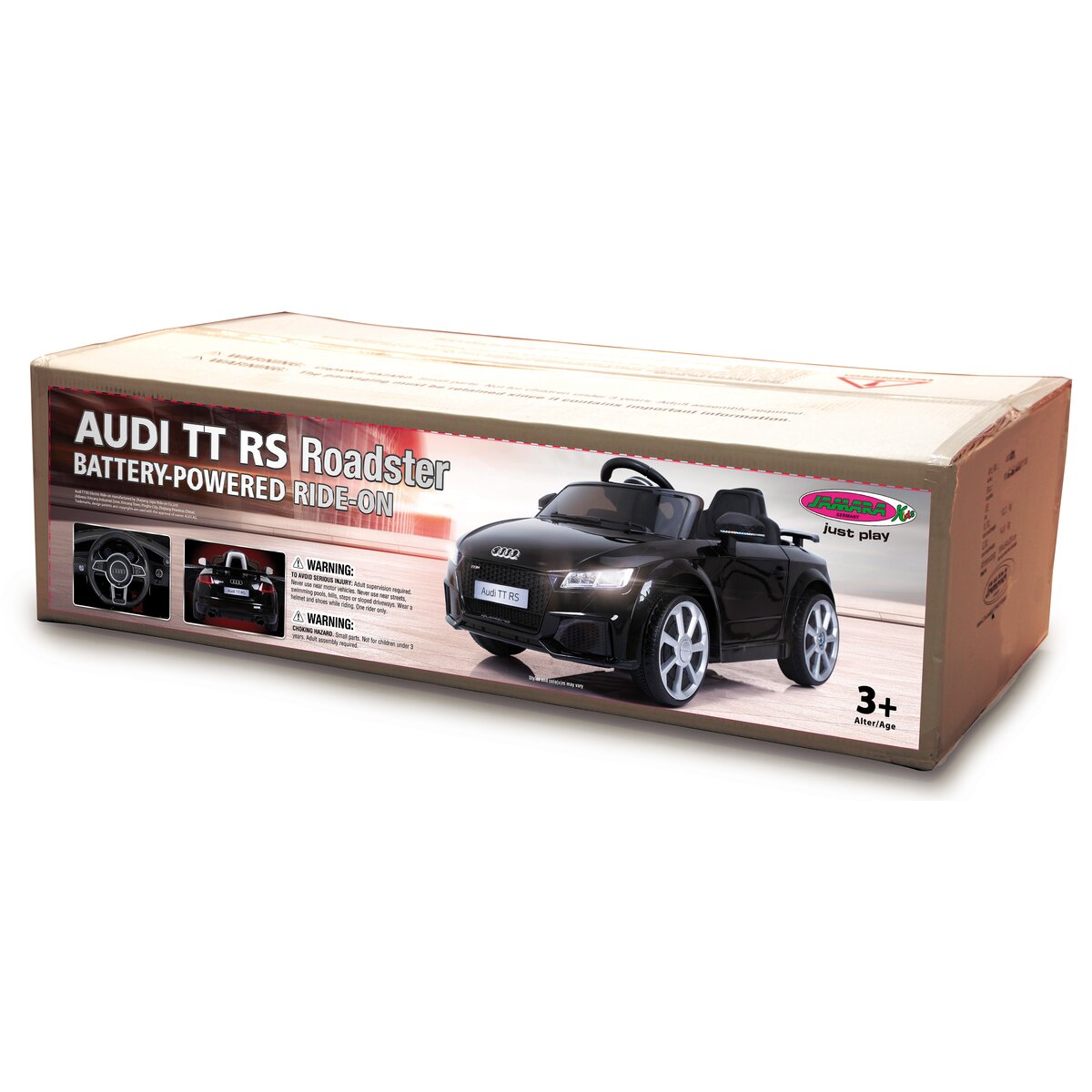 Ride-on Audi TT RS schwarz 12V - Traptreckerde