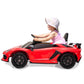 Ride-on Lamborghini Aventador SVJ rot 12V 2,4GHz - Traptreckerde
