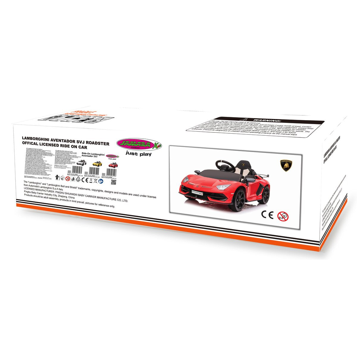 Ride-on Lamborghini Aventador SVJ rot 12V 2,4GHz - Traptreckerde