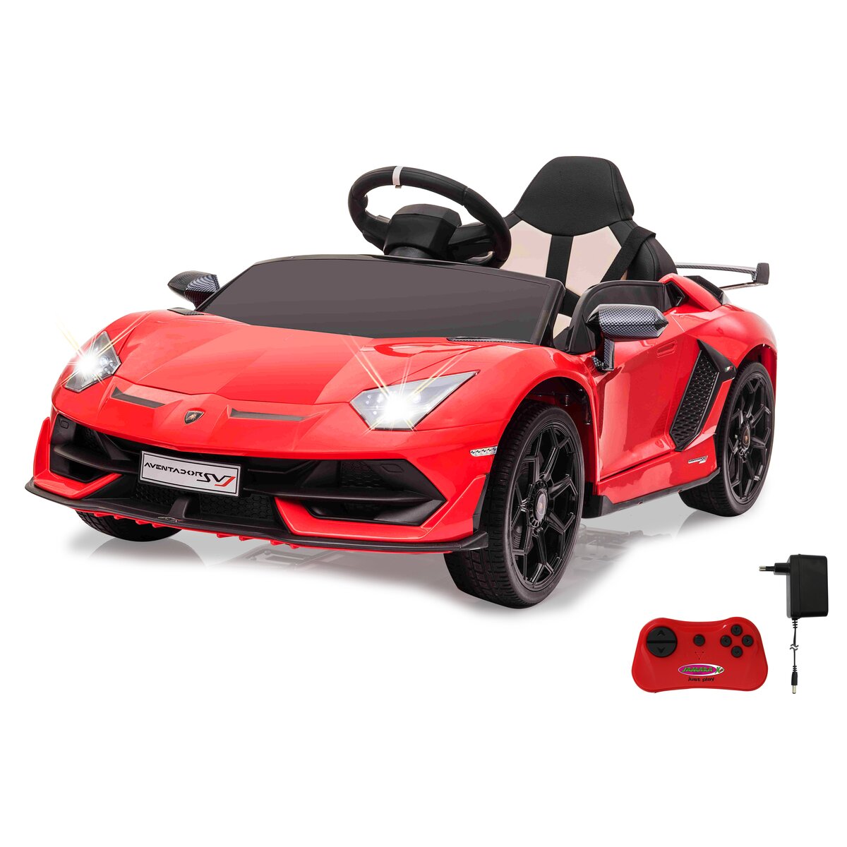 Ride-on Lamborghini Aventador SVJ rot 12V 2,4GHz - Traptreckerde