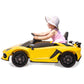 Ride-on Lamborghini Aventador SVJ gelb 12V 2,4GHz - Traptreckerde