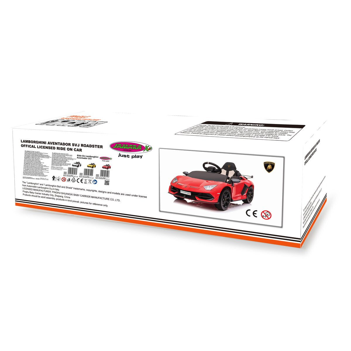Ride-on Lamborghini Aventador SVJ gelb 12V 2,4GHz - Traptreckerde