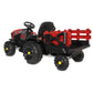 Ride-on Traktor Super Load mit Anhänger rot 12V