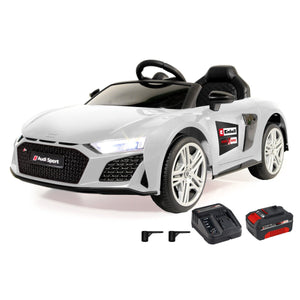Ride-on Audi R8 Spyder 18V weiß Einhell Power X-Change inkl. Starter Set - Traptreckerde