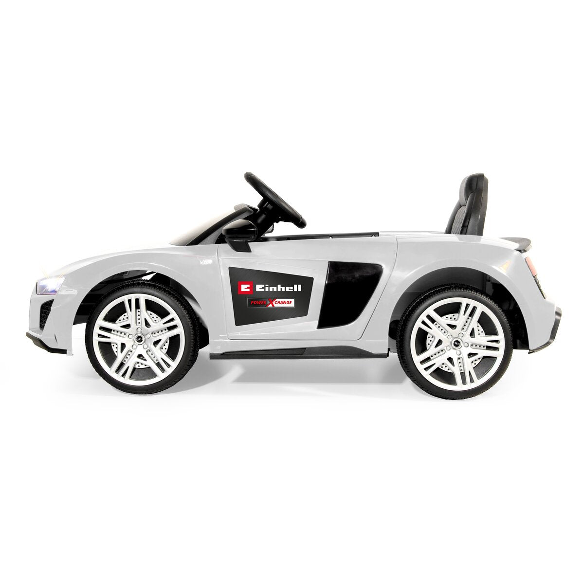 Ride-on Audi R8 Spyder 18V weiß Einhell Power X-Change inkl. Starter Set - Traptreckerde
