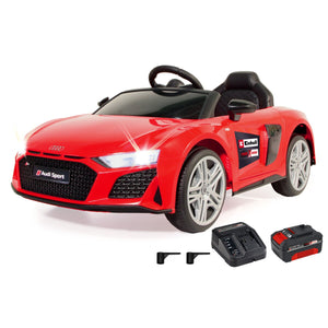Ride-on Audi R8 Spyder 18V rot Einhell Power X-Change inkl. Starter Set - Traptreckerde