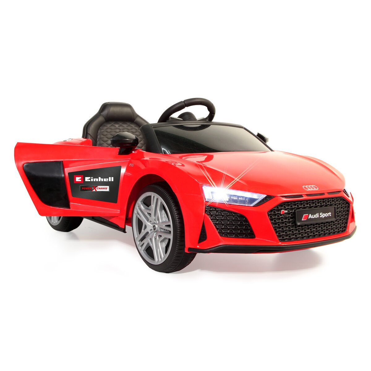 Ride-on Audi R8 Spyder 18V rot Einhell Power X-Change inkl. Starter Set - Traptreckerde