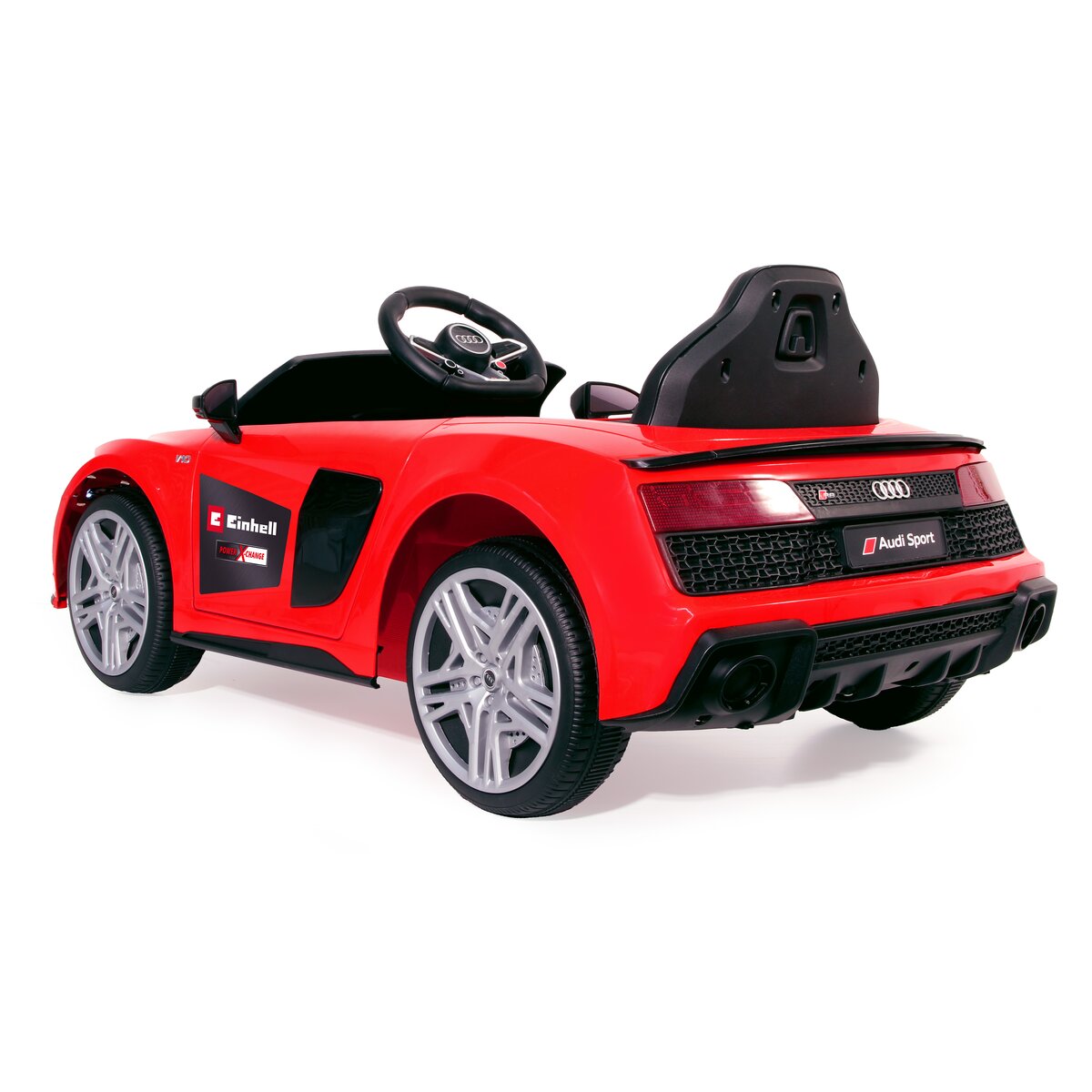 Ride-on Audi R8 Spyder 18V rot Einhell Power X-Change inkl. Starter Set - Traptreckerde